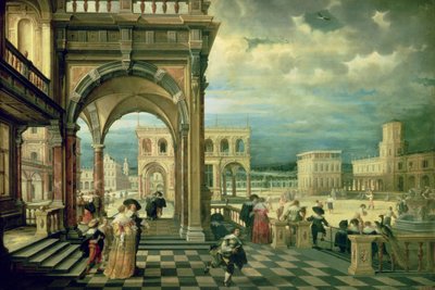 Italian Palace by Hendrik the Younger Steenwyck